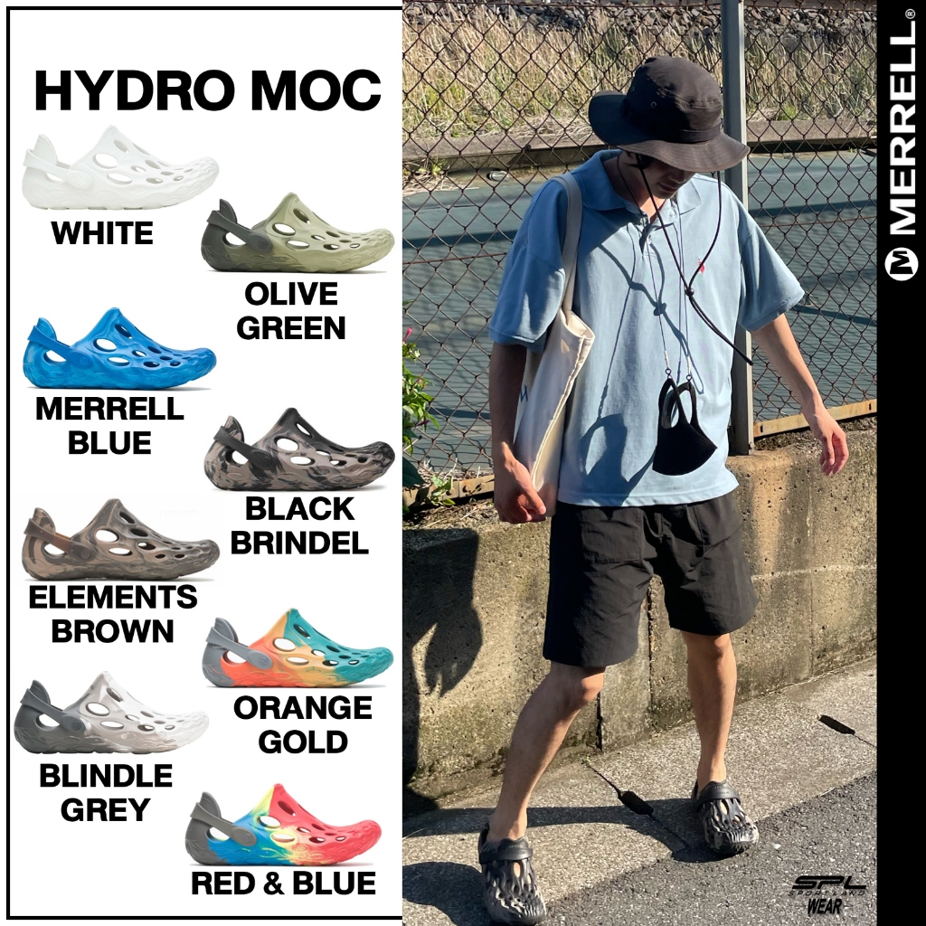 Merrell เมอเรล รองเท้าแตะ Men Hydro Moc J004123 / J004125 / J004121 / J004691 / J003743 / J004049 / J004133/J85863(2290)
