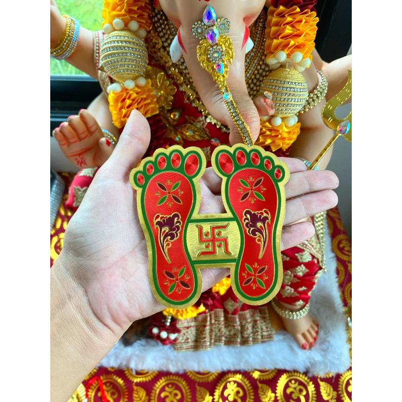 สติ๊กเกอร์รอยพระบาทพระแม่ลักษมี