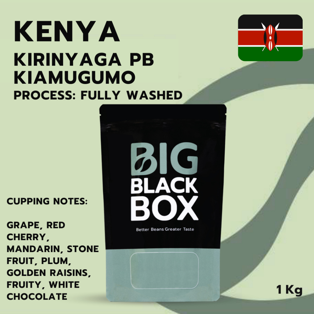 (S-KEN-054) สารกาแฟ Kenya Kirinyaga PB  Kiamugumo  Fully Washed  1kg