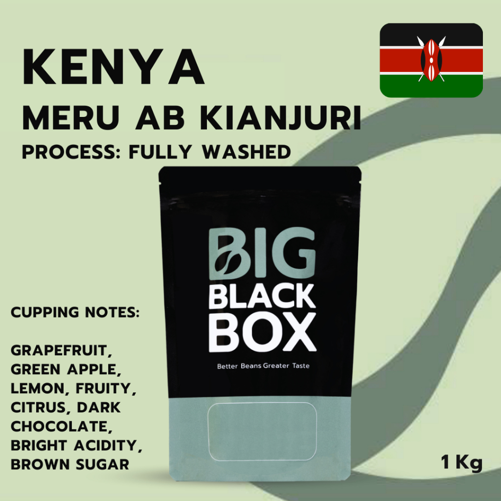 (S-KEN-057) สารกาแฟ Kenya Meru AB Kianjuri  Fully Washed  1kg