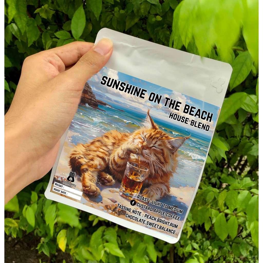เมล็ดกาแฟ Sunshine on the beach (house blend)