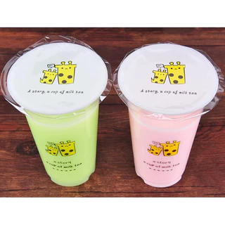 พร้อมส่ง ฟิล์มซีลฝาแก้วพลาสติก ม้วนฟิล์ม ชาไข่มุก 2800ดวง