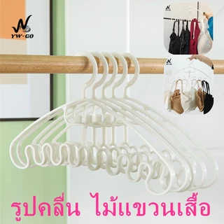ไม้แขวนเสื้อผ้า หยักมัลติฟังก์ชั่น 6 ตะขอแขวน กระเป๋าเป้สะพายหลังหมวกเสื้อกั๊กแขวนแขวนแขวนG2695