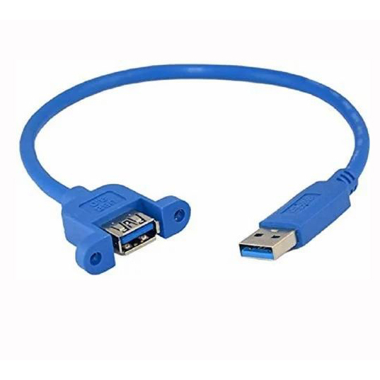 สาย USB 3.0 ผู้-เมีย ต่อหน้าหน้ากากเต้ารับสาย หน้ากาก outlet