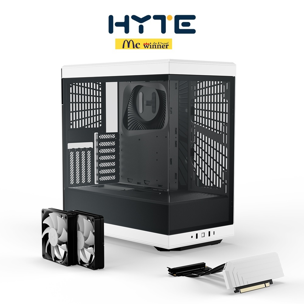 HYTE Y40 WITH RISER VERTICAL GPU MOUNT (Computer case / เคสคอมพิวเตอร์) - 3 Years