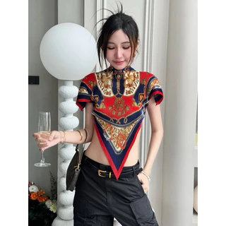 เสื้ออัดพลีทลายสวยมาก งานแรร์ หรูมาก 💖