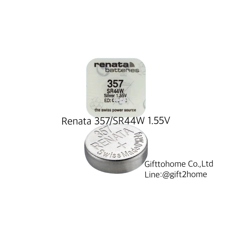 Renata 357/SR44W ของแท้ 1 ก้อน made in Swiss