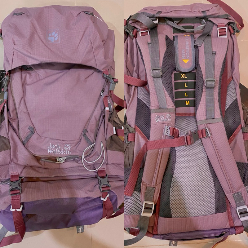 กระเป๋าเดินทาง กระเป๋าเดินป่า backpack 60 ลิตร แบ็คแพ็ค กระเป๋าเป้ Jack wolfskin