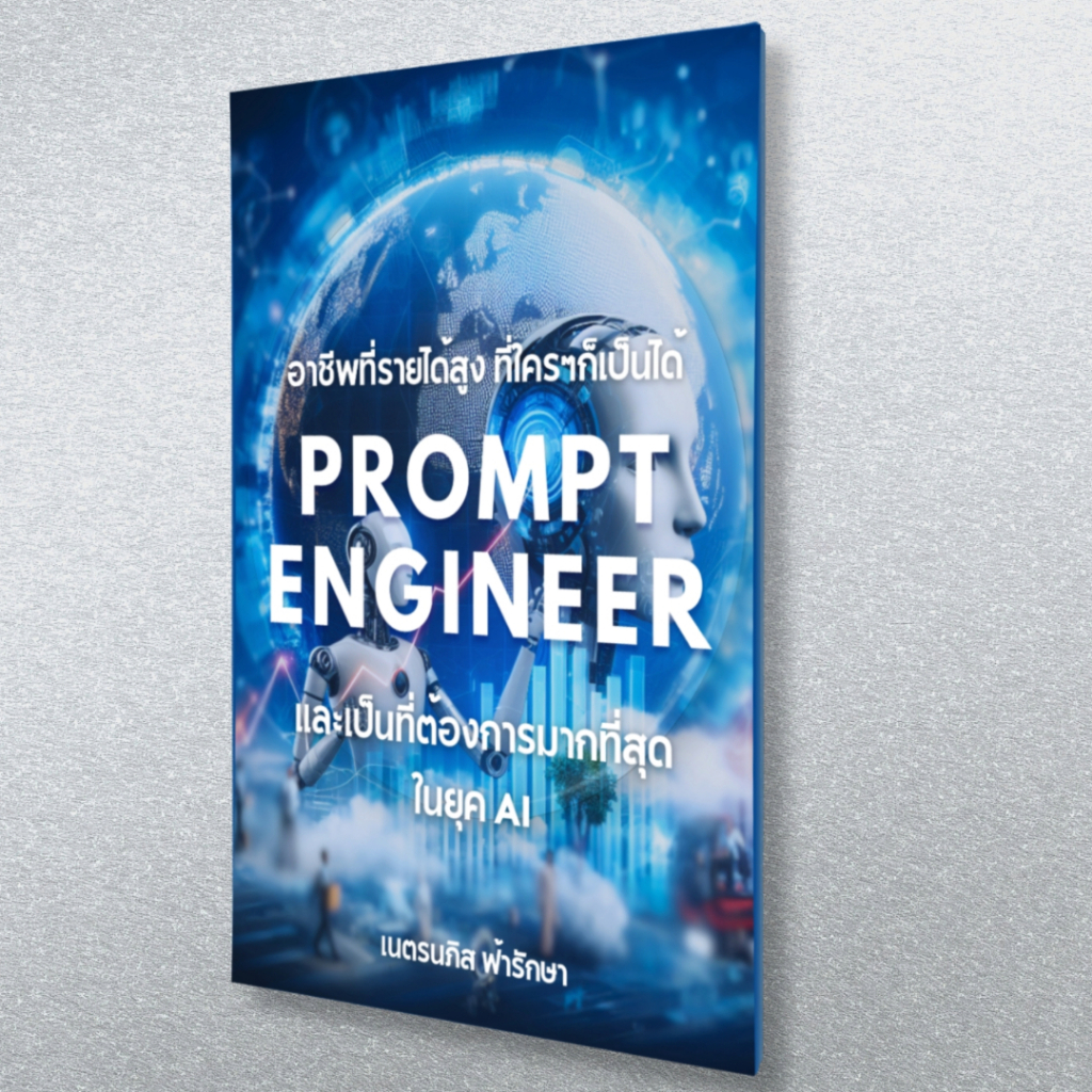 หนังสือ Prompt Engineer อาชีพใหม่ เป็นที่ต้องการในยุค AI ChatGPT+Gemini+Copilot (0008)
