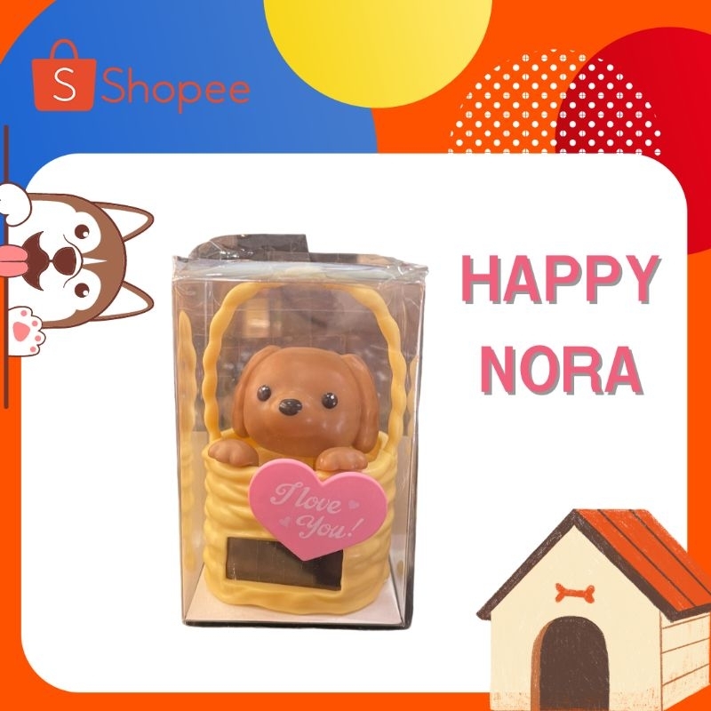 Happy lucky dog Nora