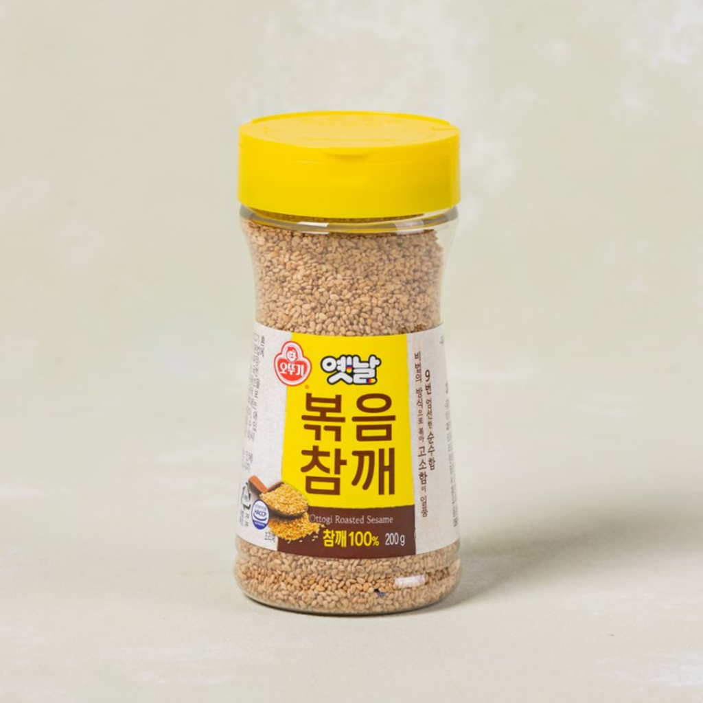 งาขาวเกาหลี นำเข้าจากเกาหลี, Roasted Sesame ขนาด 100g., 400g. ยี่ห้อ Ottogi