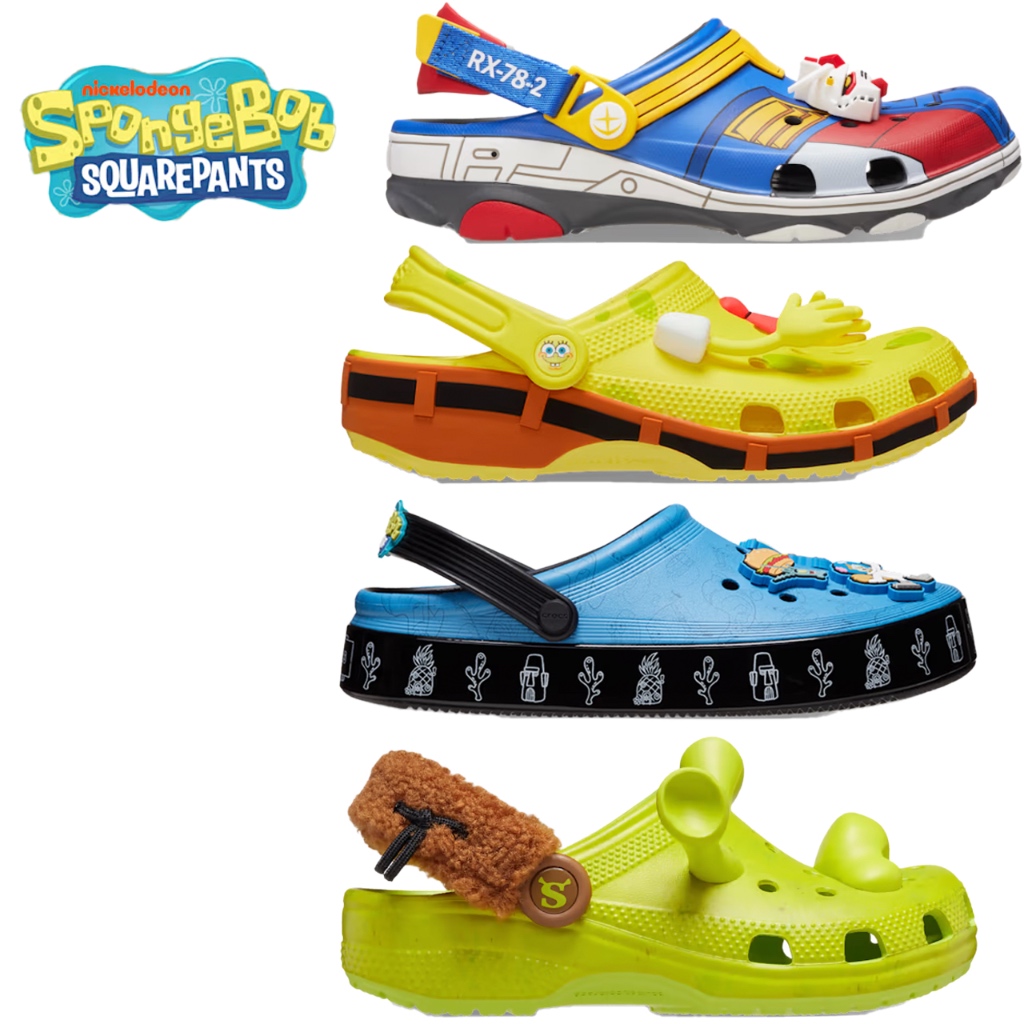 🇰🇷Crocs SPONGEBOB PATRICK / x Dreamworks / HOLIDAY SWEATER CLOG /ELF Classic Clog Shrek preorderoppa