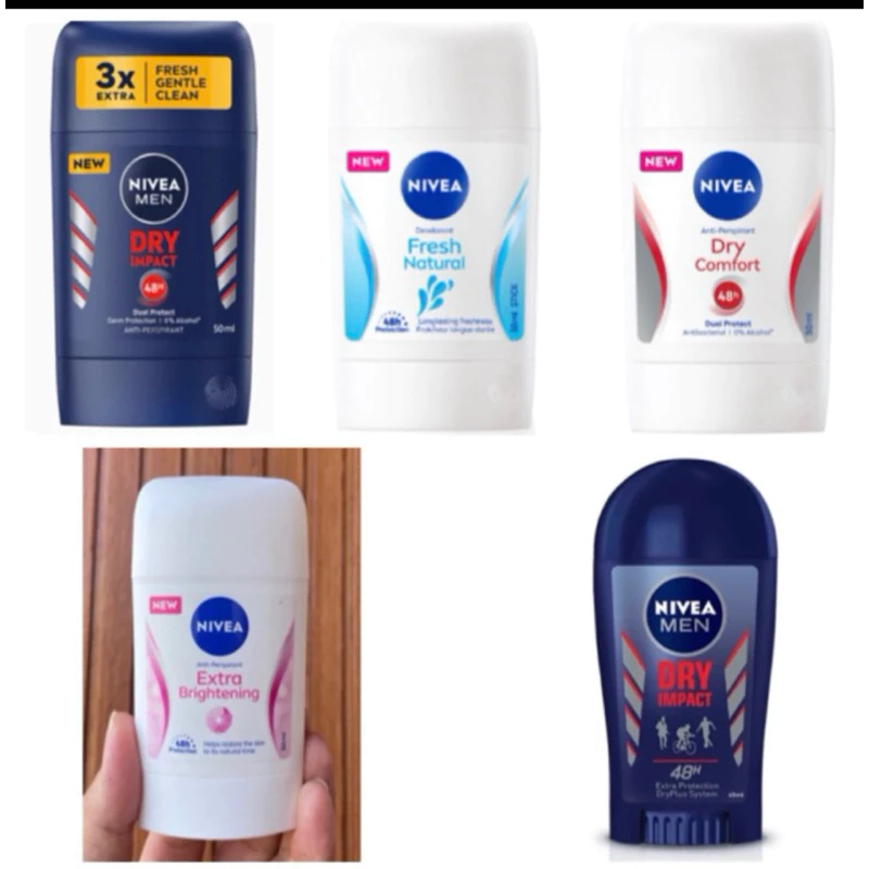 นีเวีย สติ๊ก Nivea stick สำหรับผู้หญิง และ สำหรับผู้ชาย 50 มล. โฉมใหม่
