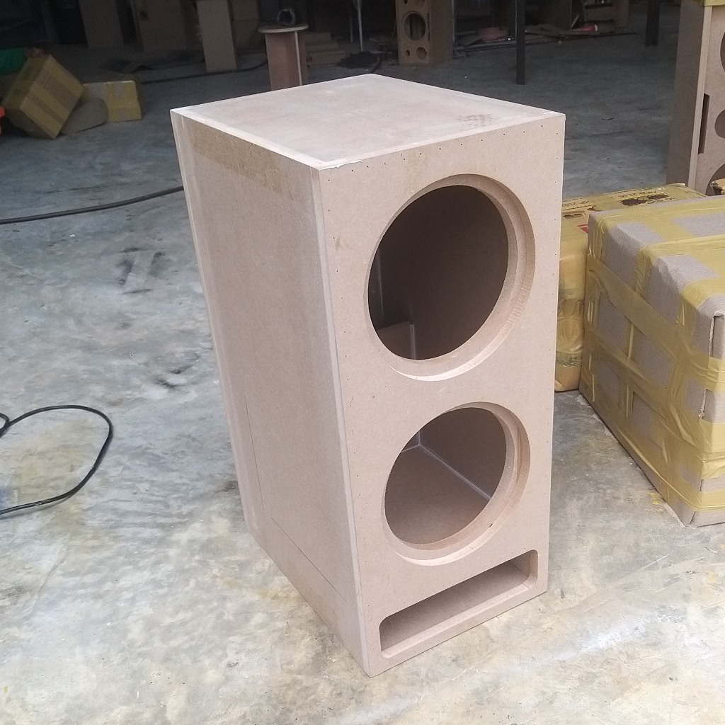 ตู้ซับ 8 นิ้ว 2ดอก ตู้ลำโพงซับ 8 นิ้ว หน้าเปิด เบสแน่น ลอย[S8-013]