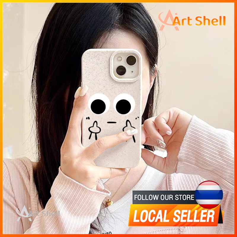 ส่งจากไทยเคส iphone 7P 8P 11 13 14 Pro Max กล้องป้องกันมิตรกับสิ่งแวดล้อมกันกระแทกดอก มือดำ