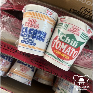 มาม่าคัพญี่ปุ่น Nissin Cup Noodle 60 g. นำเข้าจากญี่ปุ่น Seafood Chili Tomato Curry Chesse Curry