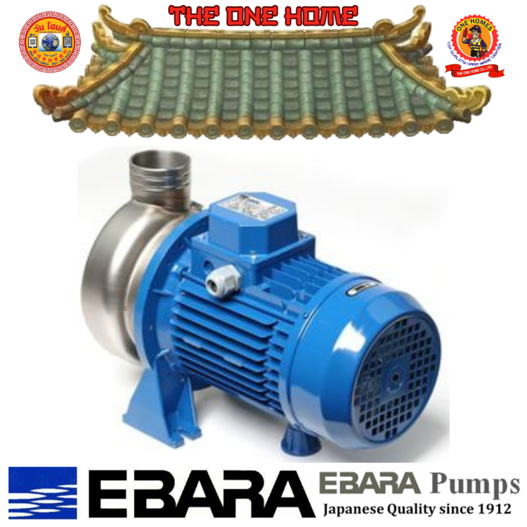 EBARA ปั๊มแสตนเลสใบพัดปิด 2HP รุ่น DWC-N 500/1.5 # ออก..ใบเสร็จ-ใบกำกับภาษี..ได้ครับ..