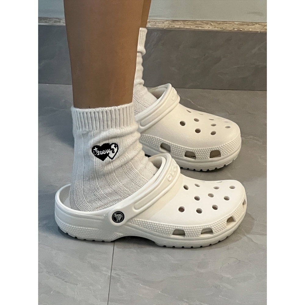 （C.RO แท้ 100%）Cross Classic Clog ผู้หญิงกลางแจ้งรองเท้าแตะคลาสสิก