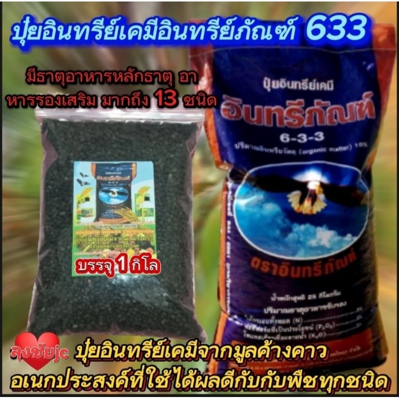 1.กิโลกรัมปุ๋ยอินทรีย์อินทรีย์ภัณฑ์สูตร633ปุ๋ยอินทรีย์ผสมมูลค้างคาวบำรุงพืชผักผลไม้พืชสวนปรับสภาพดิน