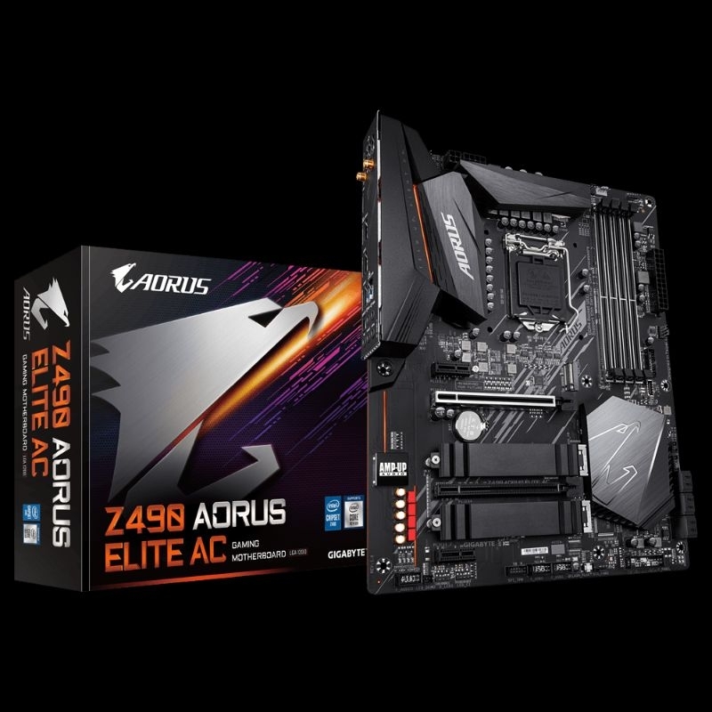 Z490 AORUS ELITE AC (rev. 1.0) มีกล่องครบประกันร้านเจ็ดวัน