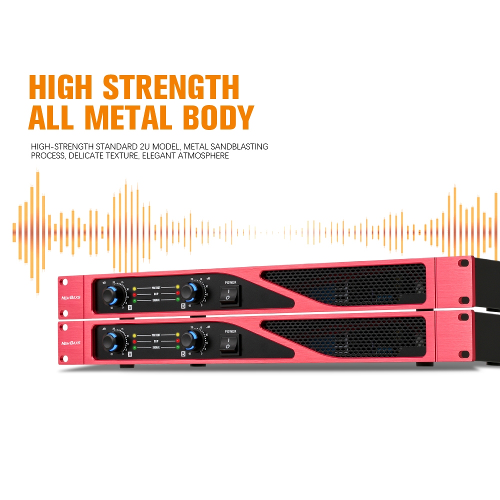 NEW BAXS เครื่องขยายเสียงภายในบ้านคลาส D 550W*2 รุ่น XM-200 แบบบางพิเศษ สามารถเชื่อมต่อเครื่องขยายเสียงระดับมืออาชีพได้