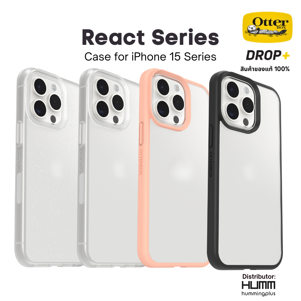 OtterBox React Series Case เคสกันกระแทก สำหรับ iPhone 15 I 15 Pro I 15 Promax