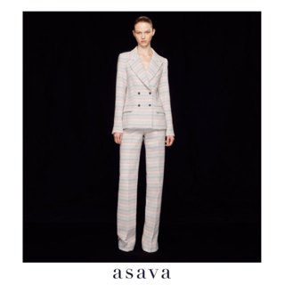 [asava ss24] Talia Straight Pants กางเกงผู้หญิง ทรงตรง เอวสู…