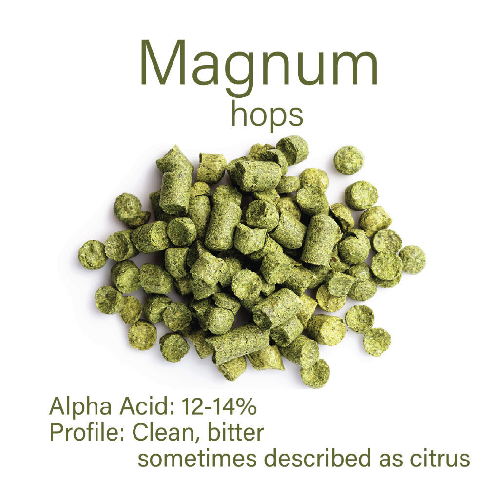 Magnum Hops T90 Pellets – Germany - 2oz