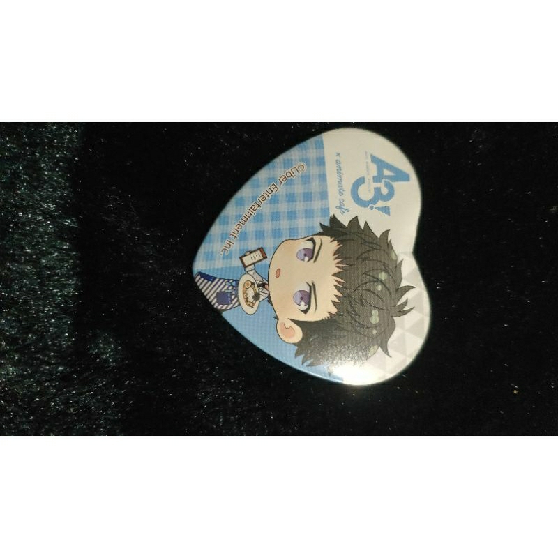 Takato Jo "A3! (Ace Three) x animatecafe Trading Heart Can Badge Cafe Style Ver. (Group B)"