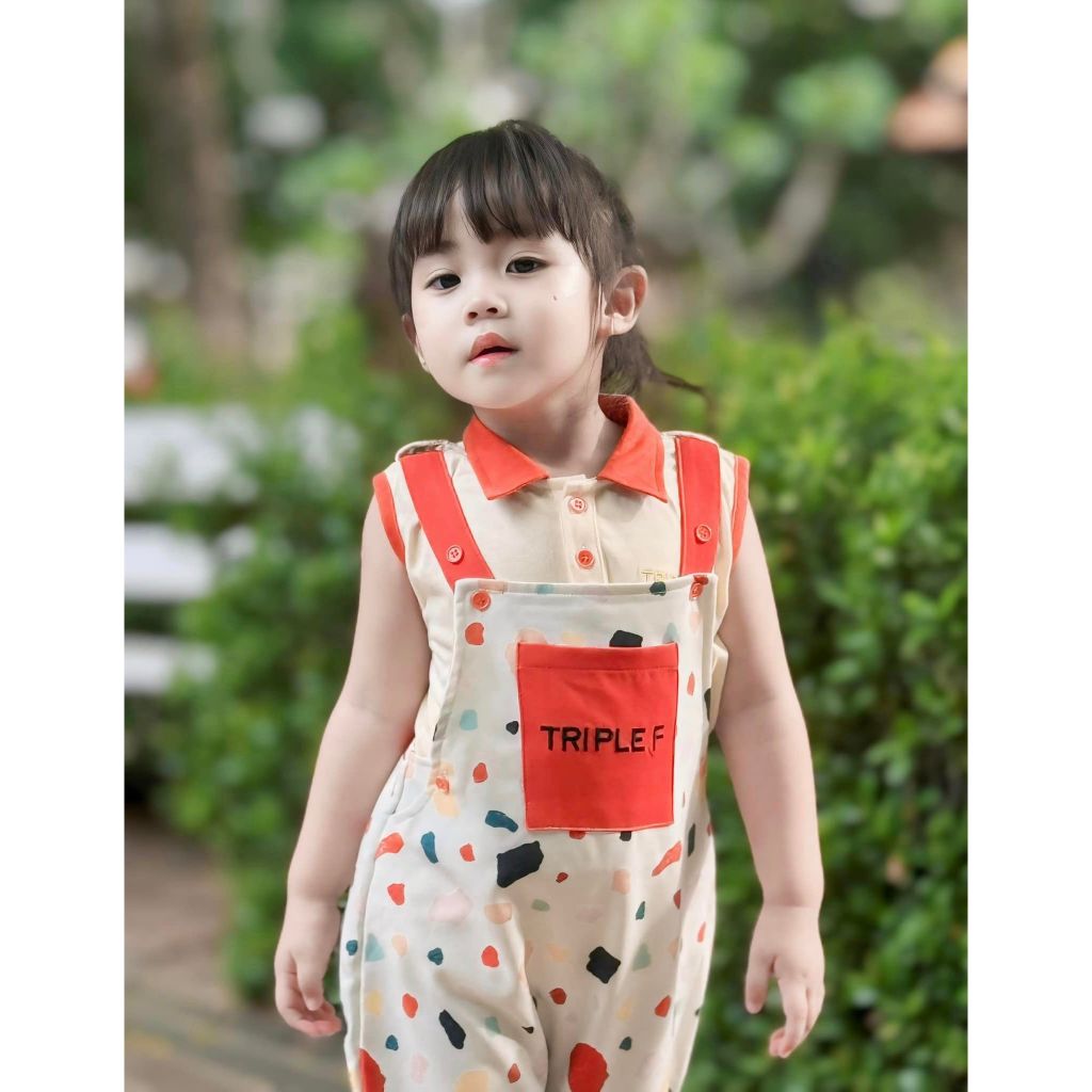 Triple F Brand No.5 Top&Overalls Terrazzo(Unisex)