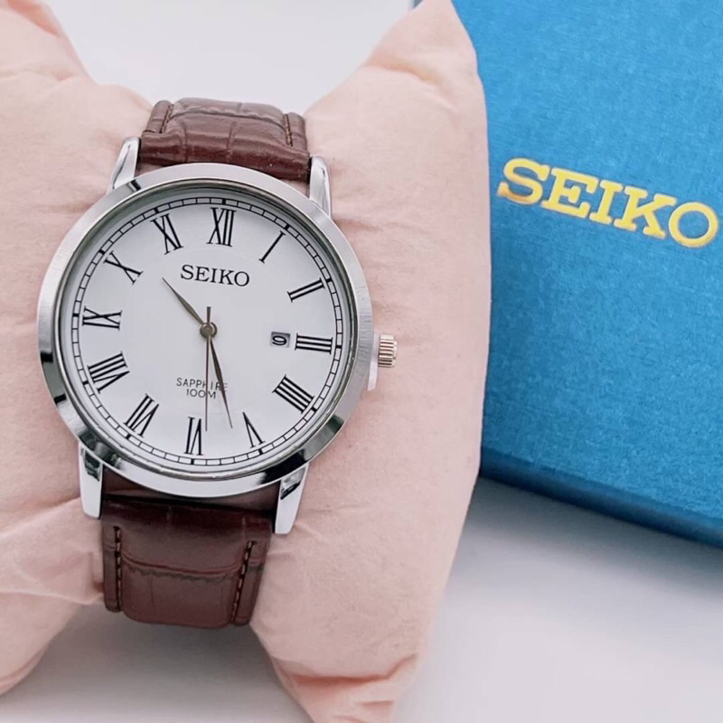 นาฬิกาแฟชั่นสายหนัง SEIKO