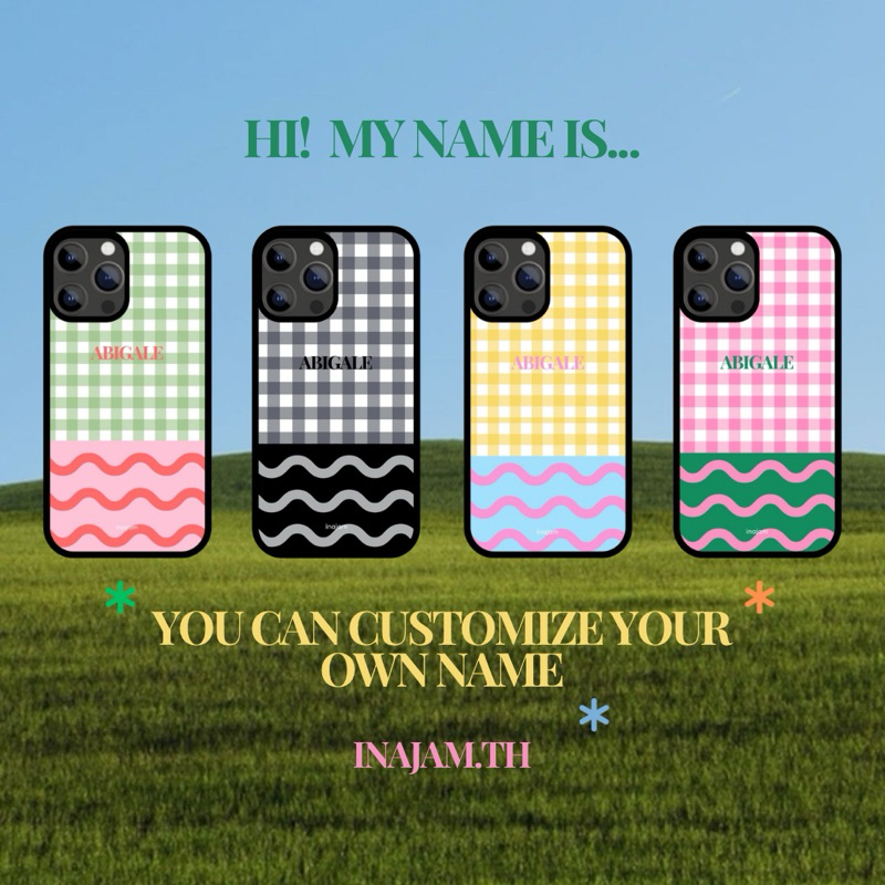 เคสไอโฟนใส่ชื่อได้แบรนด์ Inajam Collection Fruity Yummy