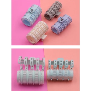 พร้อมส่ง!🇹🇭 ราคา/ชิ้น โรลม้วนผมพร้อมคลิบหนีบ โรลม้วนผมสไตล์เกาหลี โรลม้วนผมหน้าม้า ม้วนลอนผม โดนความร้อนได้ วัสดุอย่างดี