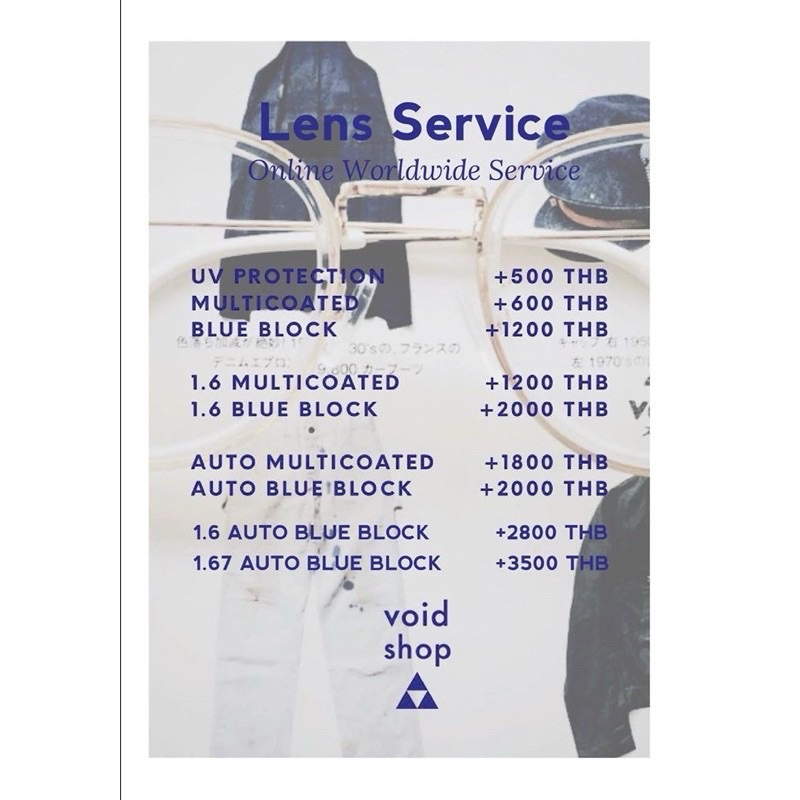 เลนส์1.6 Auto blue block
