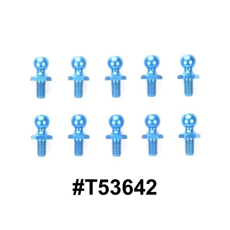 TAMIYA 53642 5mm ALUMINUM BALL CONNECTOR (BLUE, 10PCS)