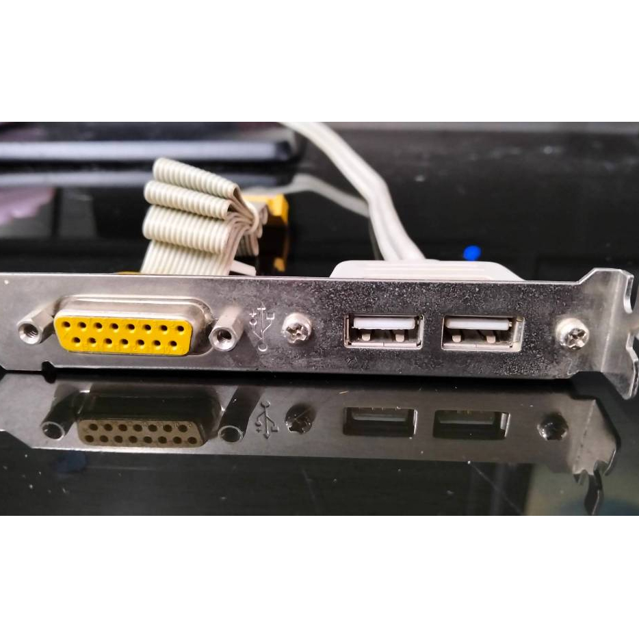 ASUS BOARD BRACKET P/N 14-000012222 (USB 2.0 X2, 1 X GAME PORT X1)