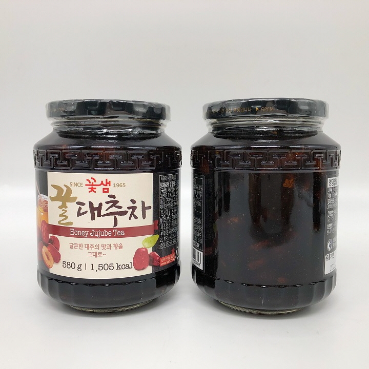 Honey Citron Tea 580g 🍊 ชา ส้มยูสุ เกาหลี ชาส้มเกาหลี 꽃샘 유자차 ชาน้ำผึ้ง