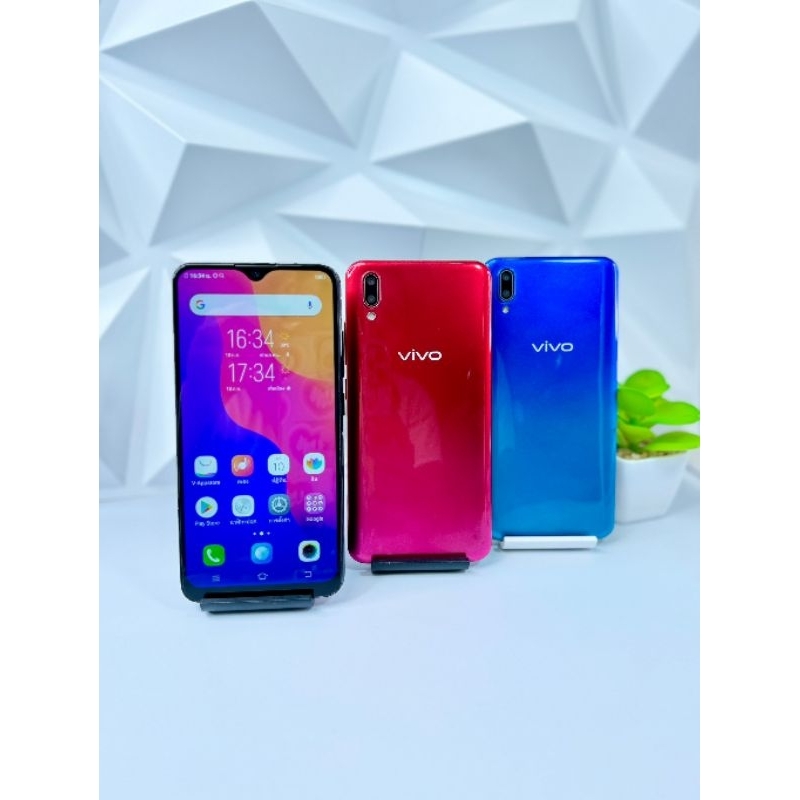 Vivo Y95 โทรศัพท์มือสองพร้อมใช้งานสภาพสวย ราคาถูก ฟรีชุดชาร์จ