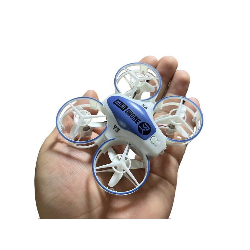 โดรนจิ๋วบังคับวิทยุBY Y3/DRONE ระบบ4CH2.4GHz(ไม่มีกล้อง)มีไฟบินล็อคความสูง แบตเตอรี่ชาร์จอุปกรณ์พร้อมเล่น