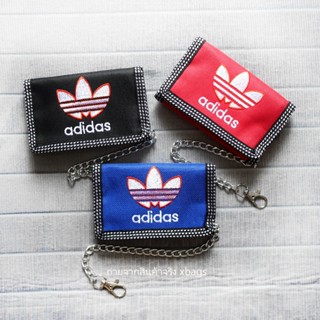 Adidas original logo wl3f ปักลายนูน กระเป๋าสตางค์แบบสั้น พร้…