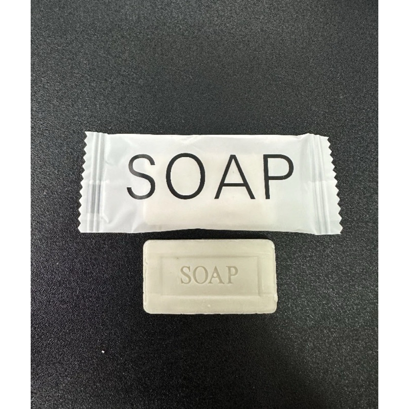 พร้อมส่ง สบู่โรงแรม SOAP ขนาด 8 กรัม 100 ก้อน/ห่อ ( สำหรับโรงแรม รีสอร์ท สปา ห้องพักรายวัน )