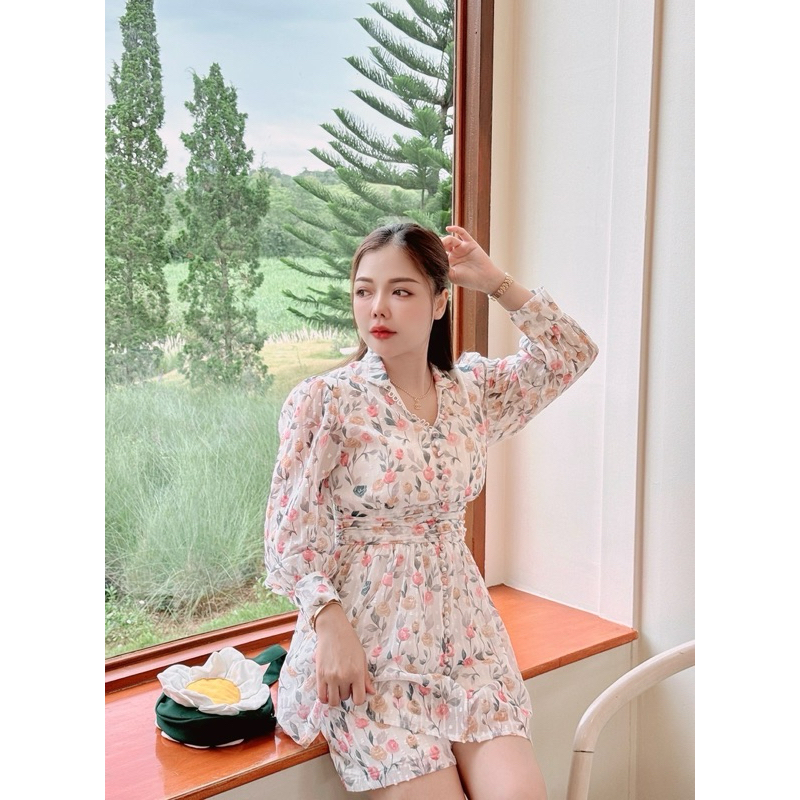 (m,l,xl) ชุดเซตกางเกงเกงขาสั้น เสื้อตัวยาว แต่งกระดุมหน้า+กางเกงขาสั้น สวยละมุน งานป้าย love lady
