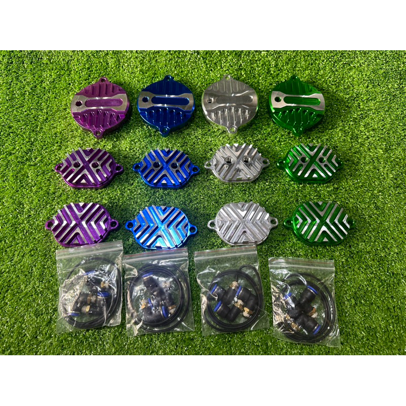 ฝาครอบวาล์ว ฝาครอบวาล์วเวฟ125 4วาล์ว พร้อมหัวฟิตติ้ง มอเตอร์ไซค์ Motorcycle