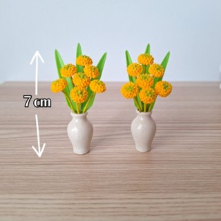 แจกันดอกดาวเรืองขนาดเล็ก บูชาพระ ตั้งโชว์ ของขวัญ