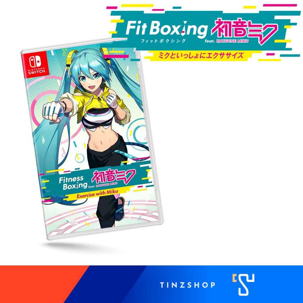 [เกมใหม่ พร้อมส่ง] Tinzshop Nintendo Switch Game Fitness Boxing feat.Hatsune Miku - Exercise with Miku เกมฟิตเนสกับมิกุ