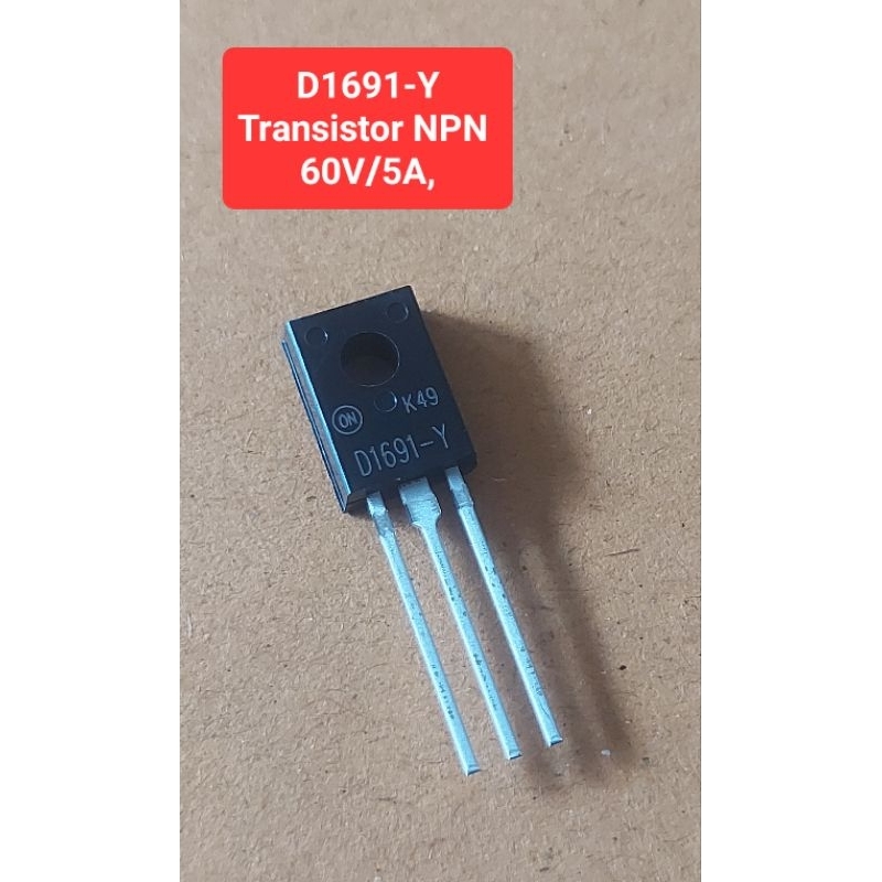 D1691-Y Transistor NPN 60Volt/5Amp(ของแท้)