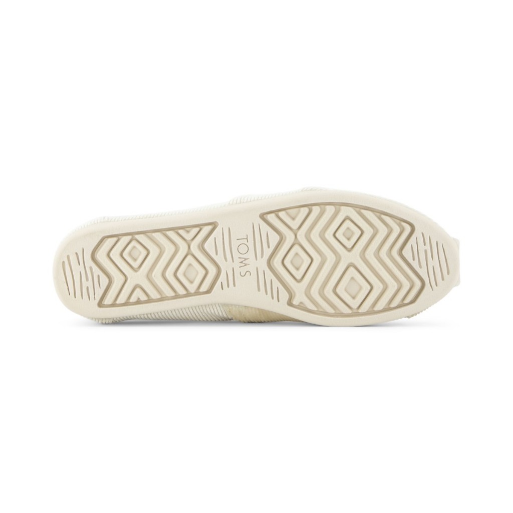 TOMS รองเท้าลำลองผู้หญิง สลิปออน รุ่น Alpargata Cloudbound Beige Corduroy (CD) รองเท้าลิขสิทธิ์แท้