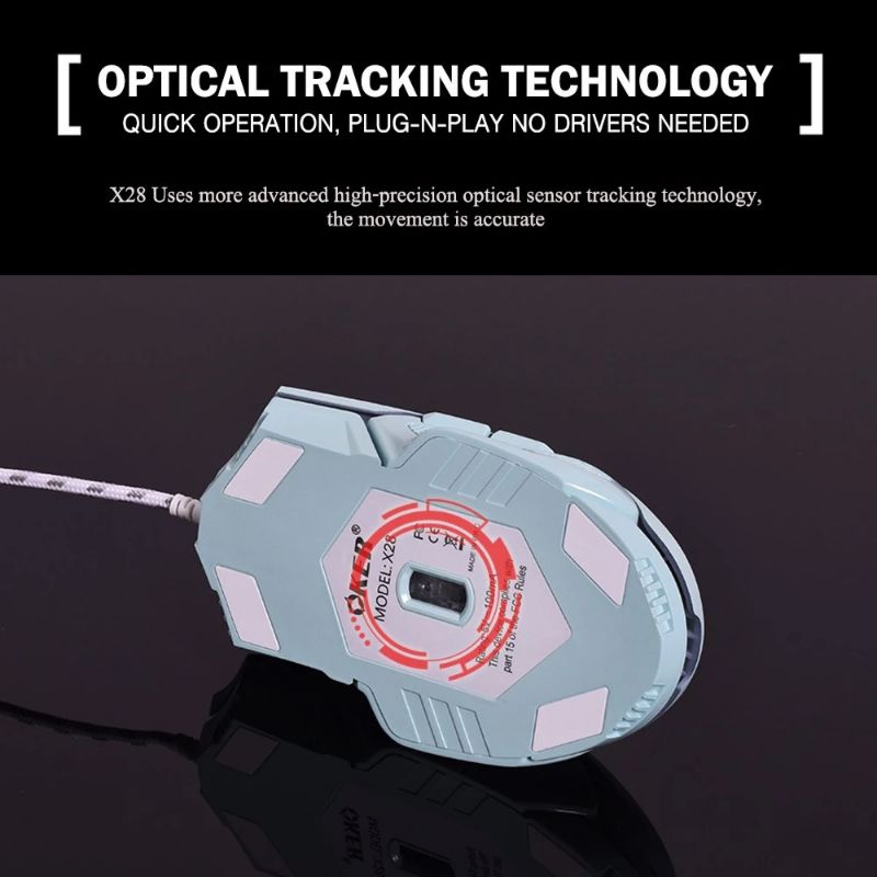 OKer Gaming Mouse รุ่น L7-15 สีดำ รุ่นX28มี4สี - รูปที่ 3