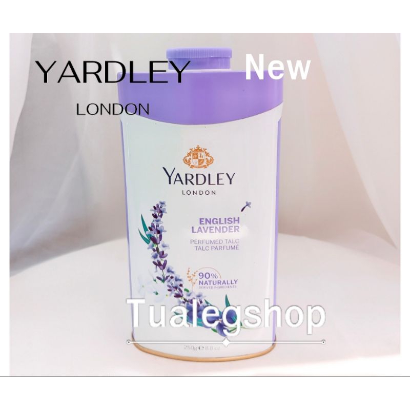 Yardley London English Lavender Perfumed Talc, 250 g แป้งหอม5กลิ่น