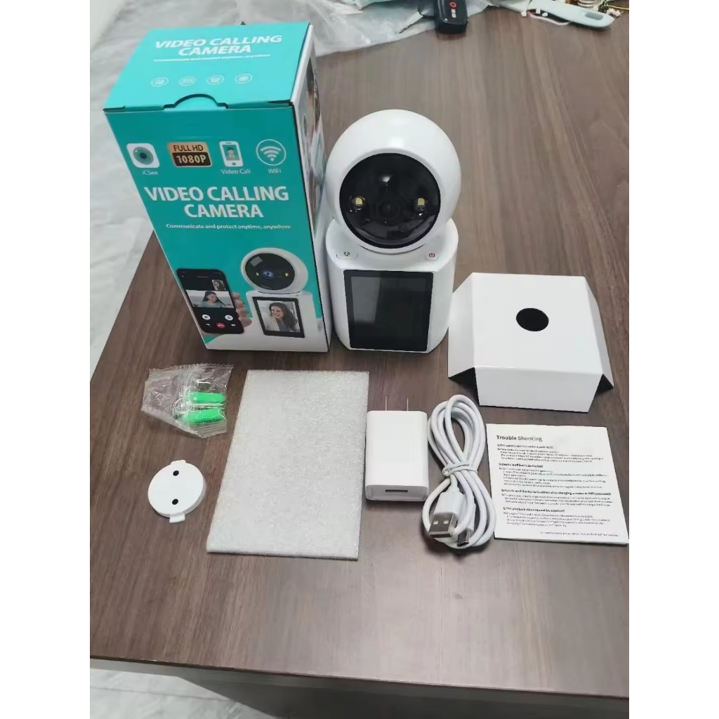 [ ร้านไทย ได้ของเร็ว ] iCSEE กล้องวงจรปิดในบ้าน โทรออกได้ DP06 มีจอแสดงภาพ Video Calling Smart Camera